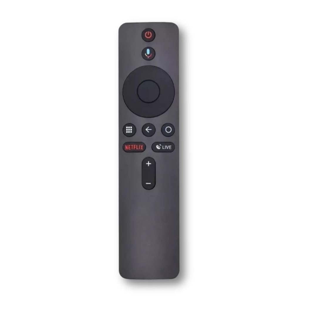 Controle Remoto XMRM-006 Compatível Xiaomi Mi Box S 4K MDZ-22-AB/Mi Box 3 / Mi TV Stick/Mi Stick 4K – Controle com Comando de Voz Bluetooth Android TV