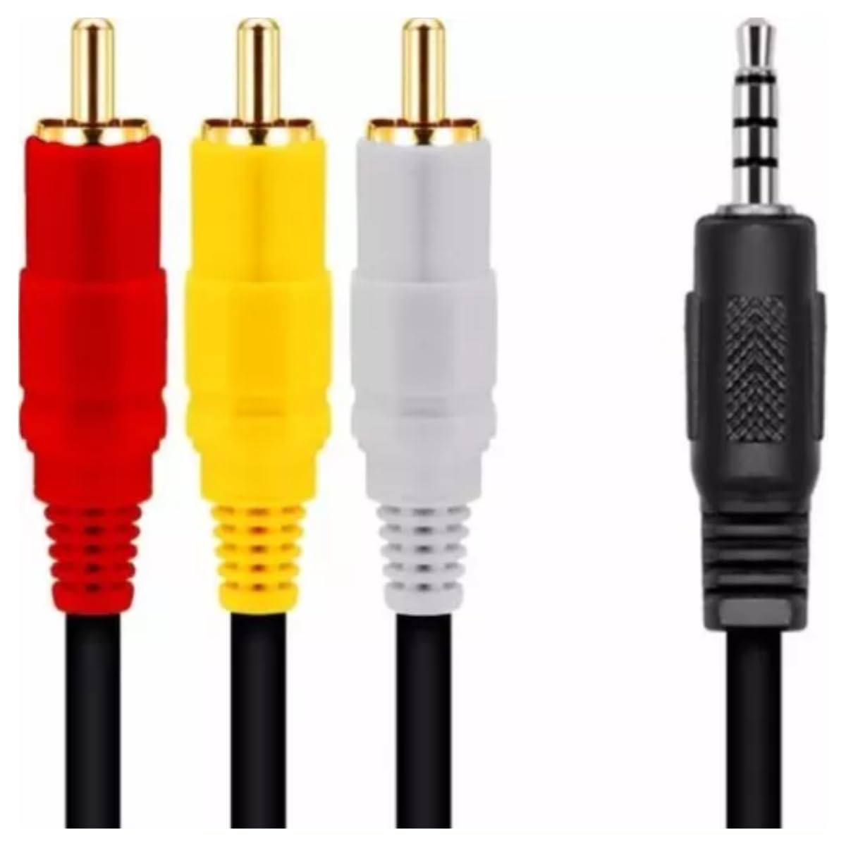 Genérico Cabo P2 x 3 RCA 1.5 metros TV Box Android GPS Dvd