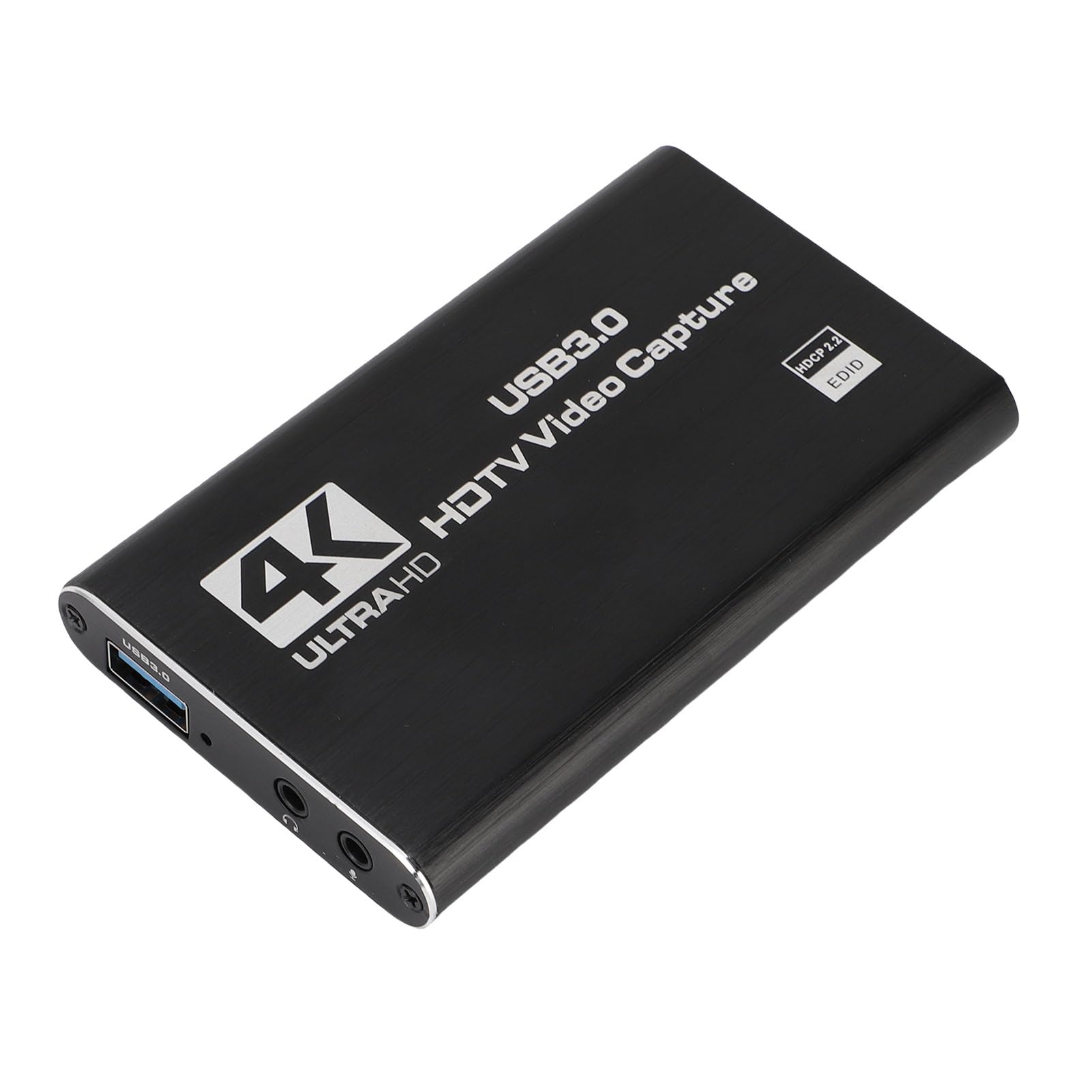 GOWENIC Placa de Captura de Vídeo, Placa de Captura HDMI para USB 3.0 4K HDMI Loop-Out, de Videogame 1080P 60FPS para Streaming Funciona para P3/P4/P5/Câmera/PC/TV Box/HD TV