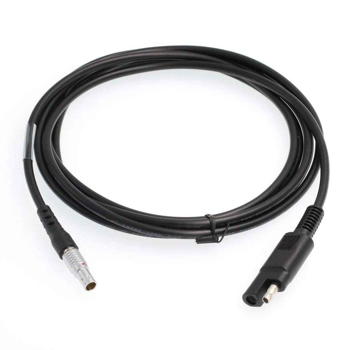HangTon Cabo de alimentação de bateria externa de 12 V 7 pinos para SAE 2 pinos para receptor GPS GNSS Trimble R7 R8 R10 5700 5800 SPS 1.8M