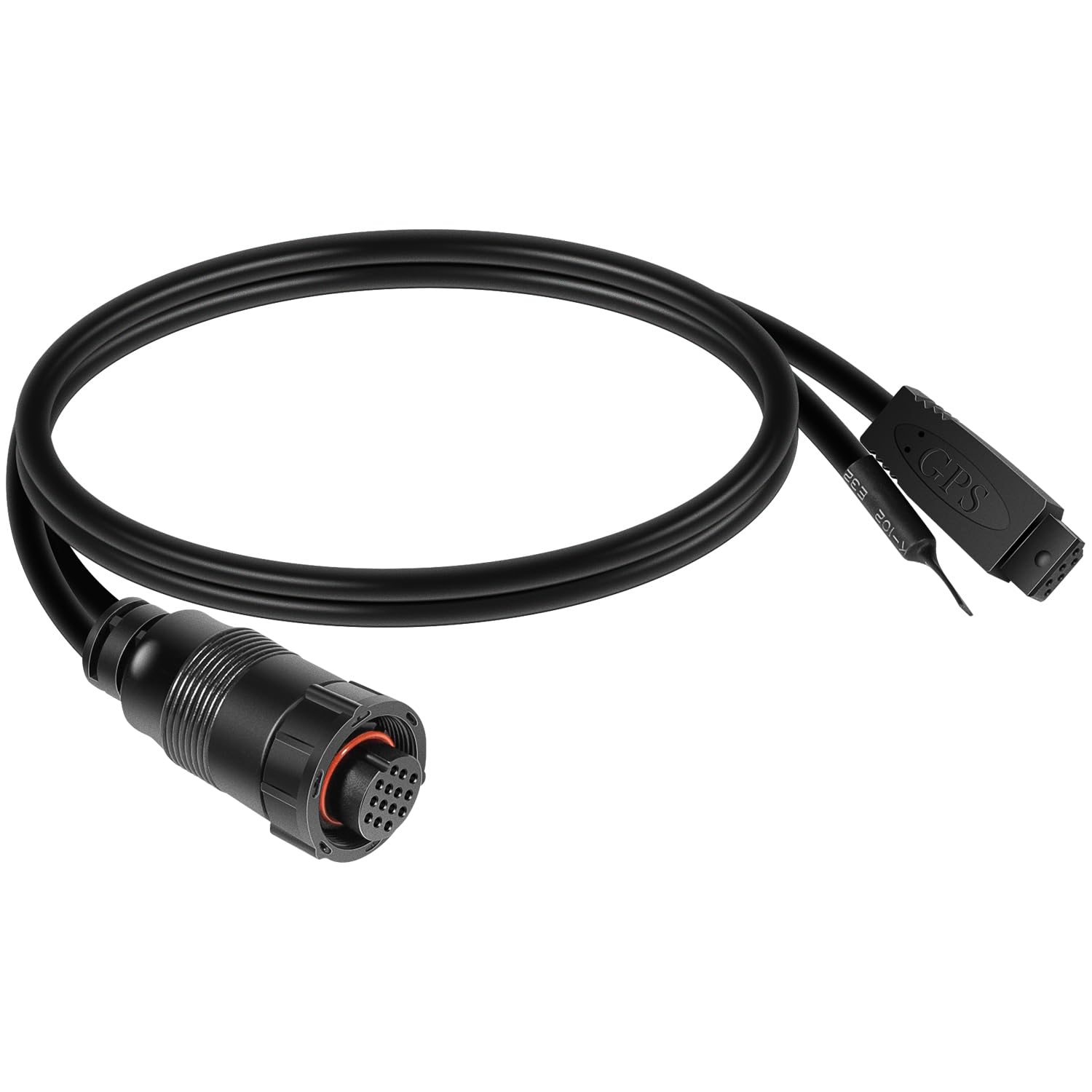 720080-1 AS GPS NMEA cabo divisor para localizadores de peixes Humminbird Onix & SOLIX Series - Conexão de receptor GPS externo com saída de dados NMEA, condutores de 6 m/18 cm