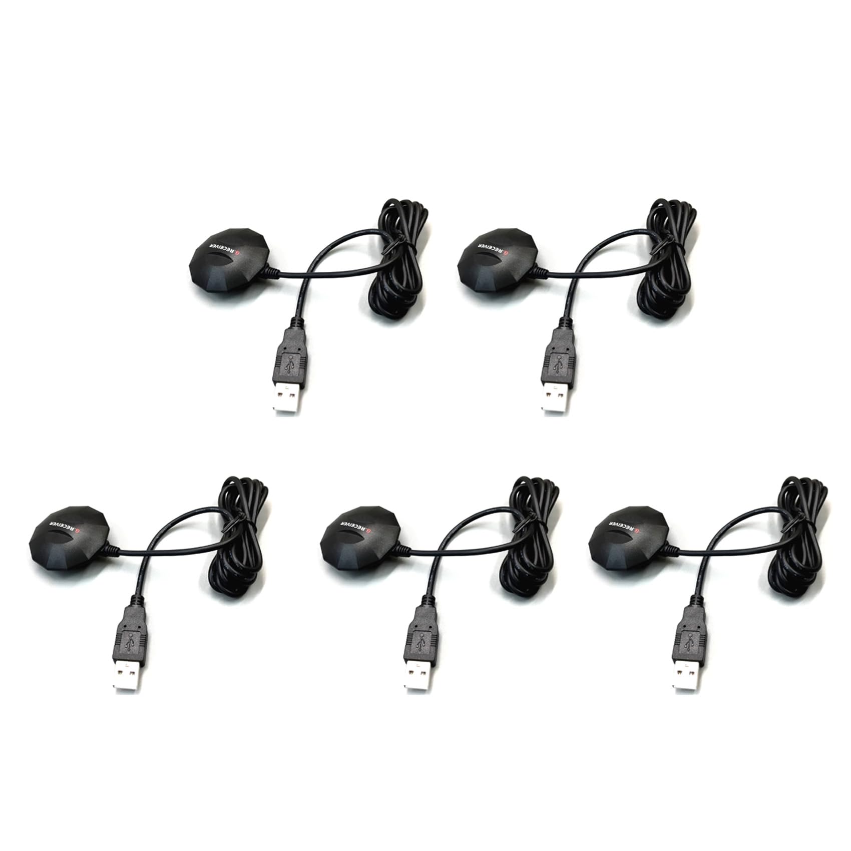 5 x antena USB GPS GLONASS receptor GNSS módulo receptor, substitui Bu-353S4, BU353S4, 0183NMEA protocolo USB