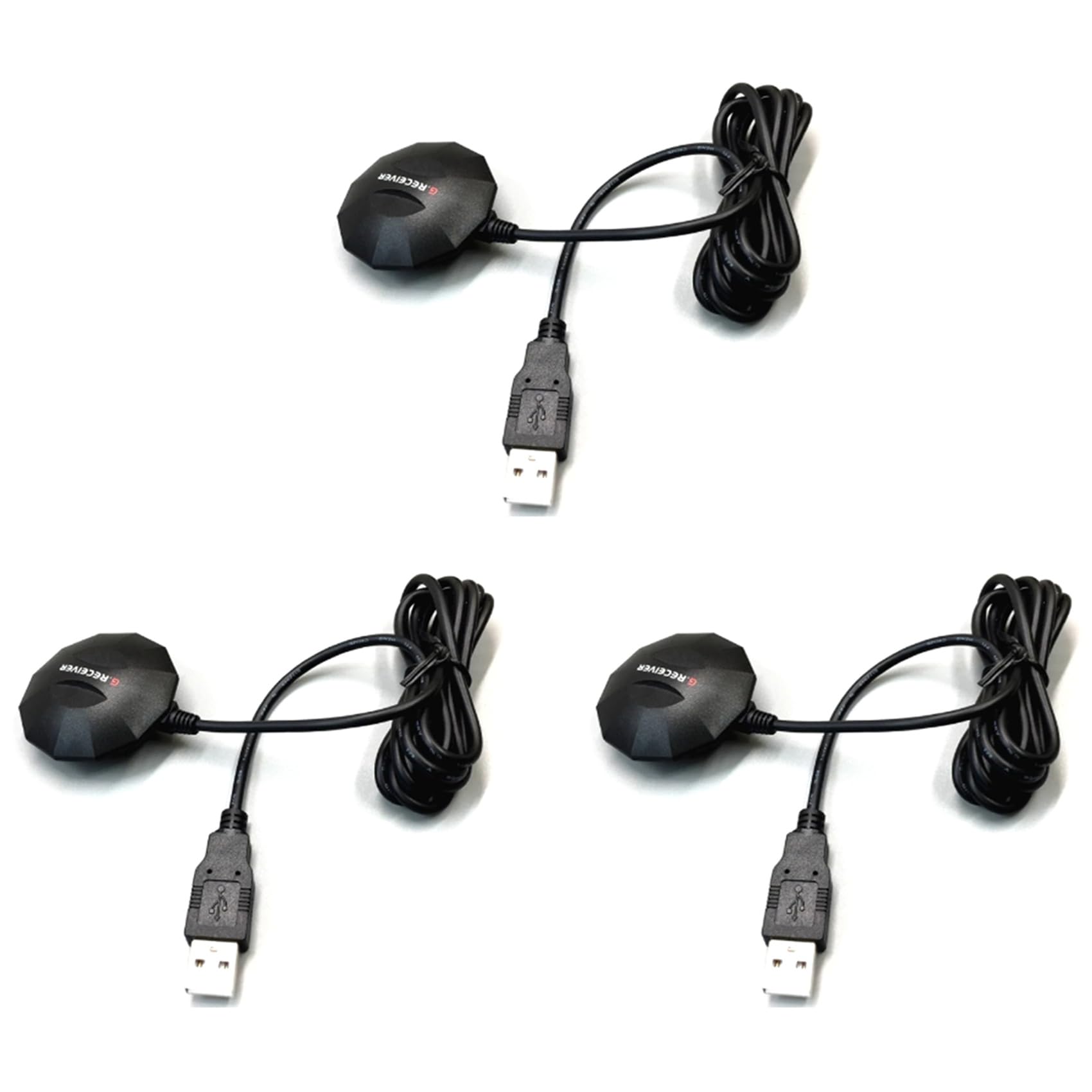 3 x antena USB GPS GLONASS receptor GNSS módulo receptor, substitui Bu-353S4, BU353S4, 0183NMEA protocolo USB
