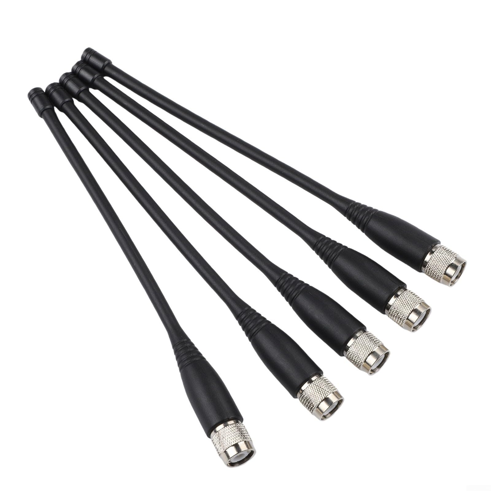 5 peças de antena UHF chicote TNC macho 400-470 MHz para receptor de pesquisa GPS, sistema GNSS haste flexível de alto ganho