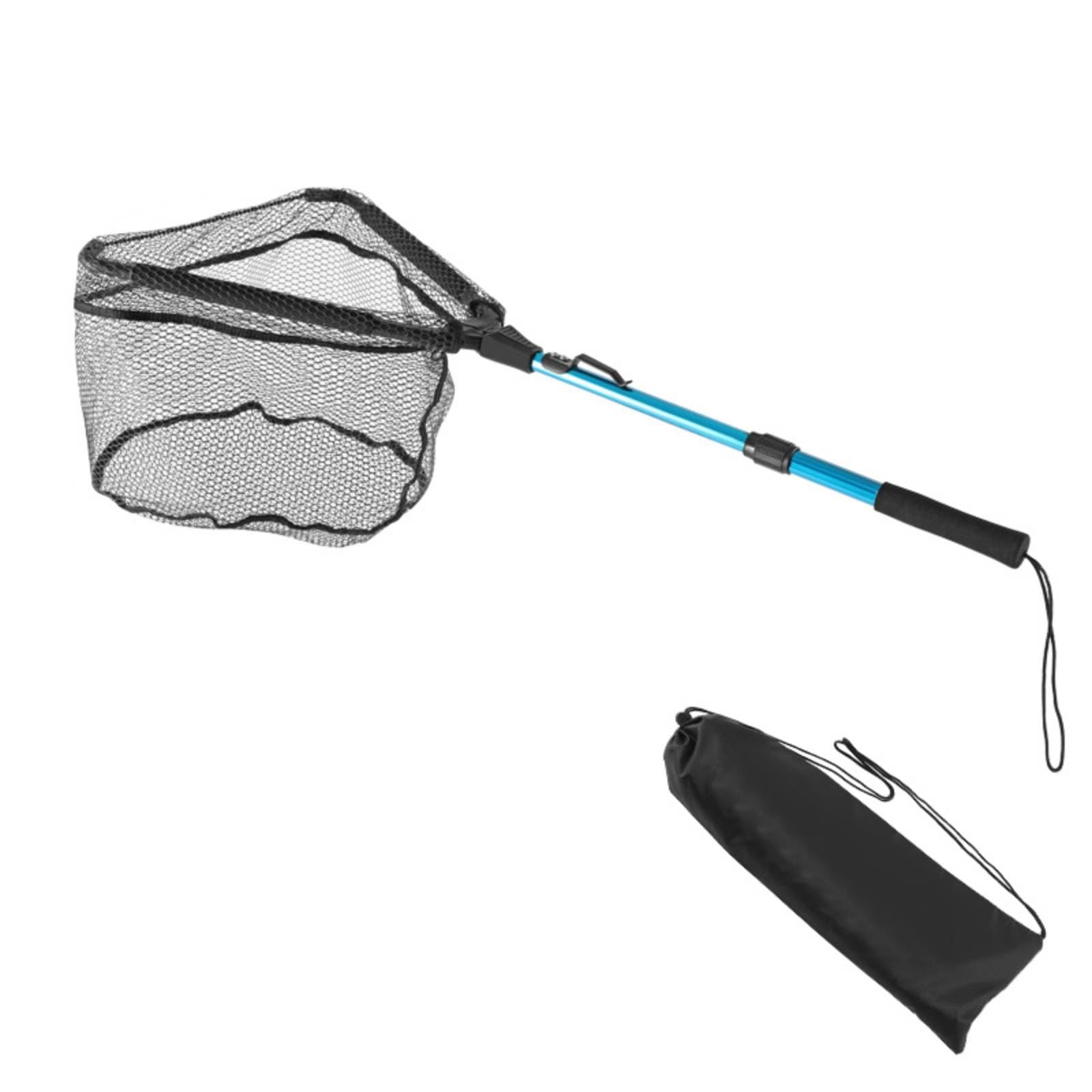 Vaveren Passaguá Dobrável com Bolsa Portátil Puçá Pesca Triangular Leve Pesca