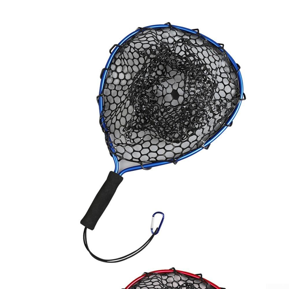 Minhe Puçá Telescópico 49cm Malha Fina Pesca(Black A)
