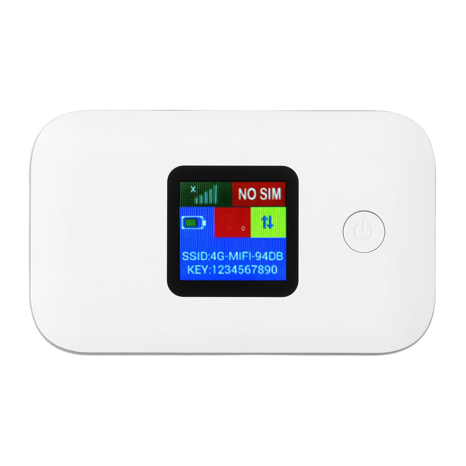 Asixxsix Modem WiFi 4G LTE, roteador de viagem com bateria de 3000 mAh e slot para cartão Micro SIM, roteador portátil para laptops e tablets, até 10 dispositivos