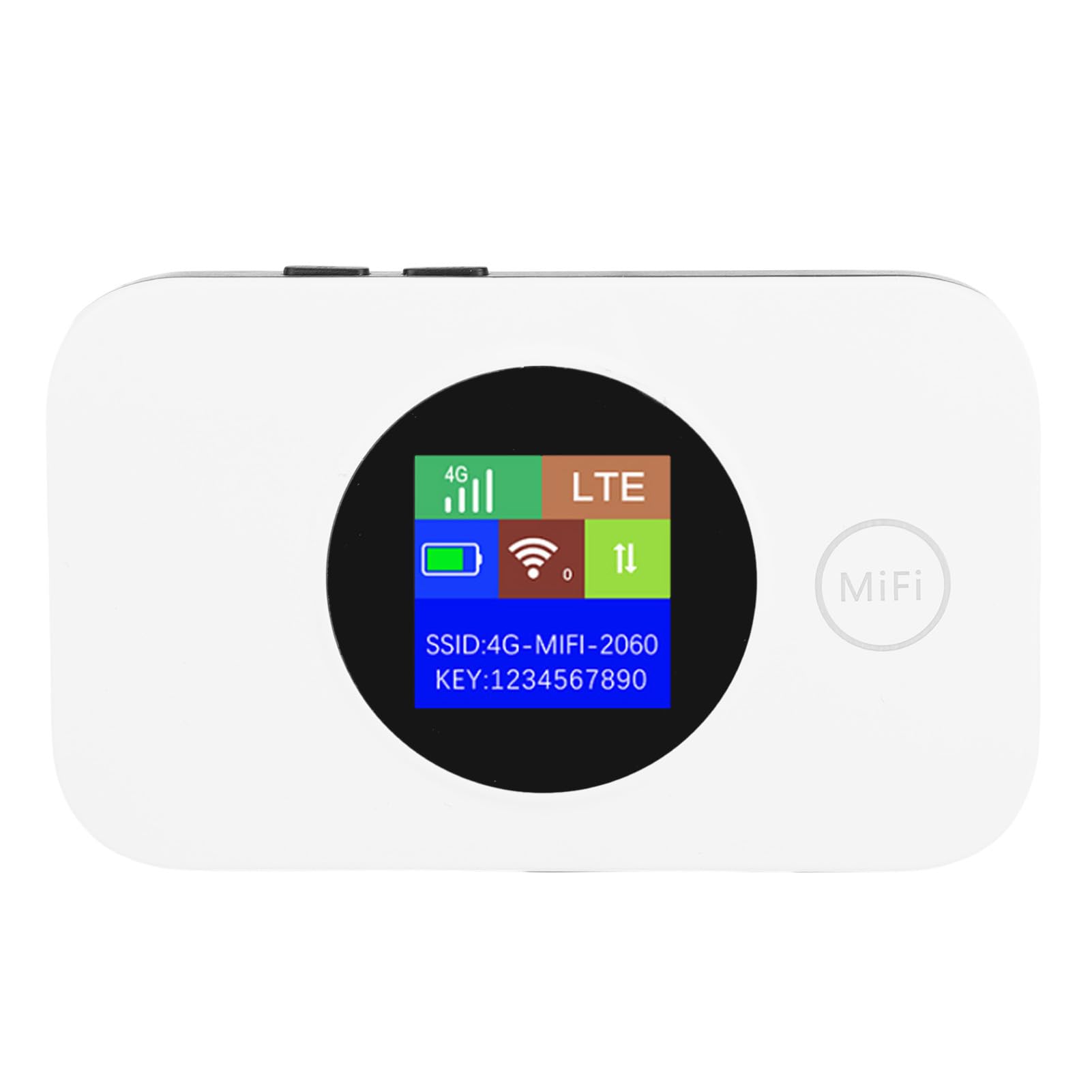 Estink Hotspot Móvel 4G LTE, Roteador de Viagem ABS Com Slot para Cartão SIM, Download de 150 Mbps, Bateria de 3000 MAh, Conecta 10 Dispositivos, Hotspot WiFi Portátil para Uso Em Carro de