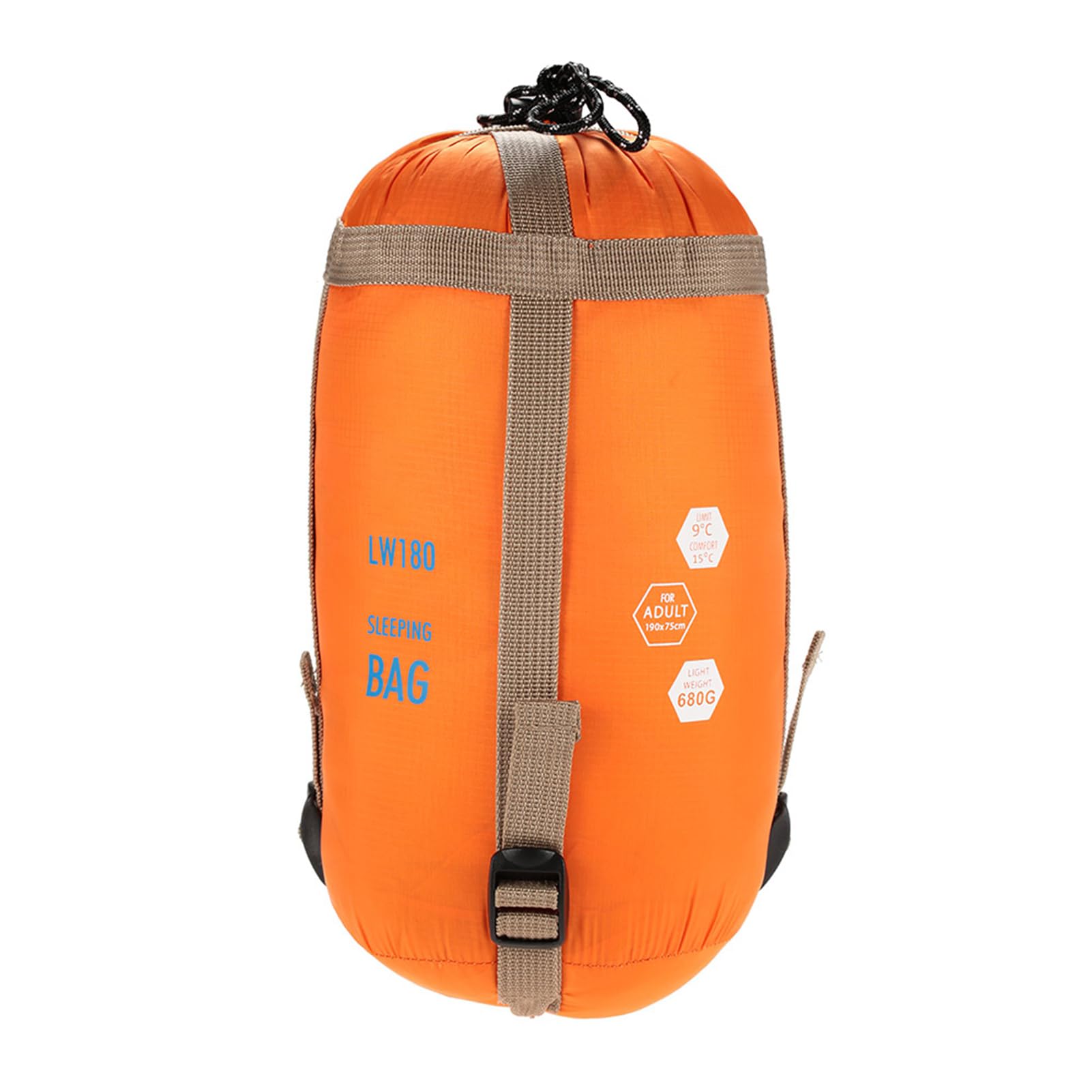 Sacos de dormir, Moniss 190 * 75cm Envelope Exterior Saco de Dormir Camping Viagem Caminhada Multifuncional Ultraleve 680g