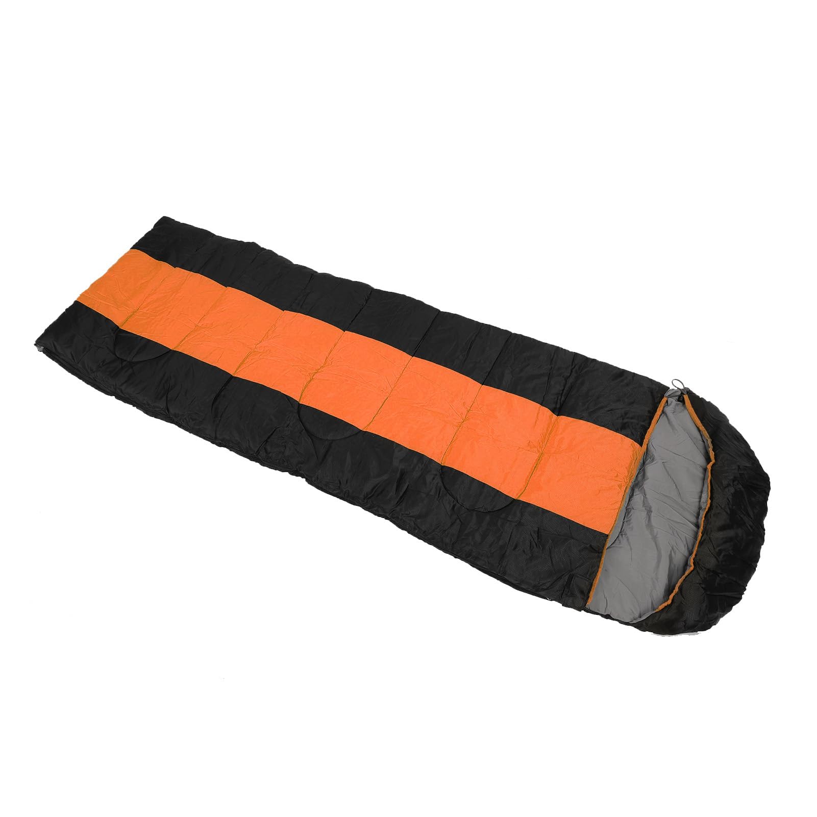 BTSEURY Saco de dormir aquecido alimentado por USB para acampamento 3 configurações de temperatura -20 °C inverno com porta tipo C, proteção contra superaquecimento, compacto, dobrável (laranja)