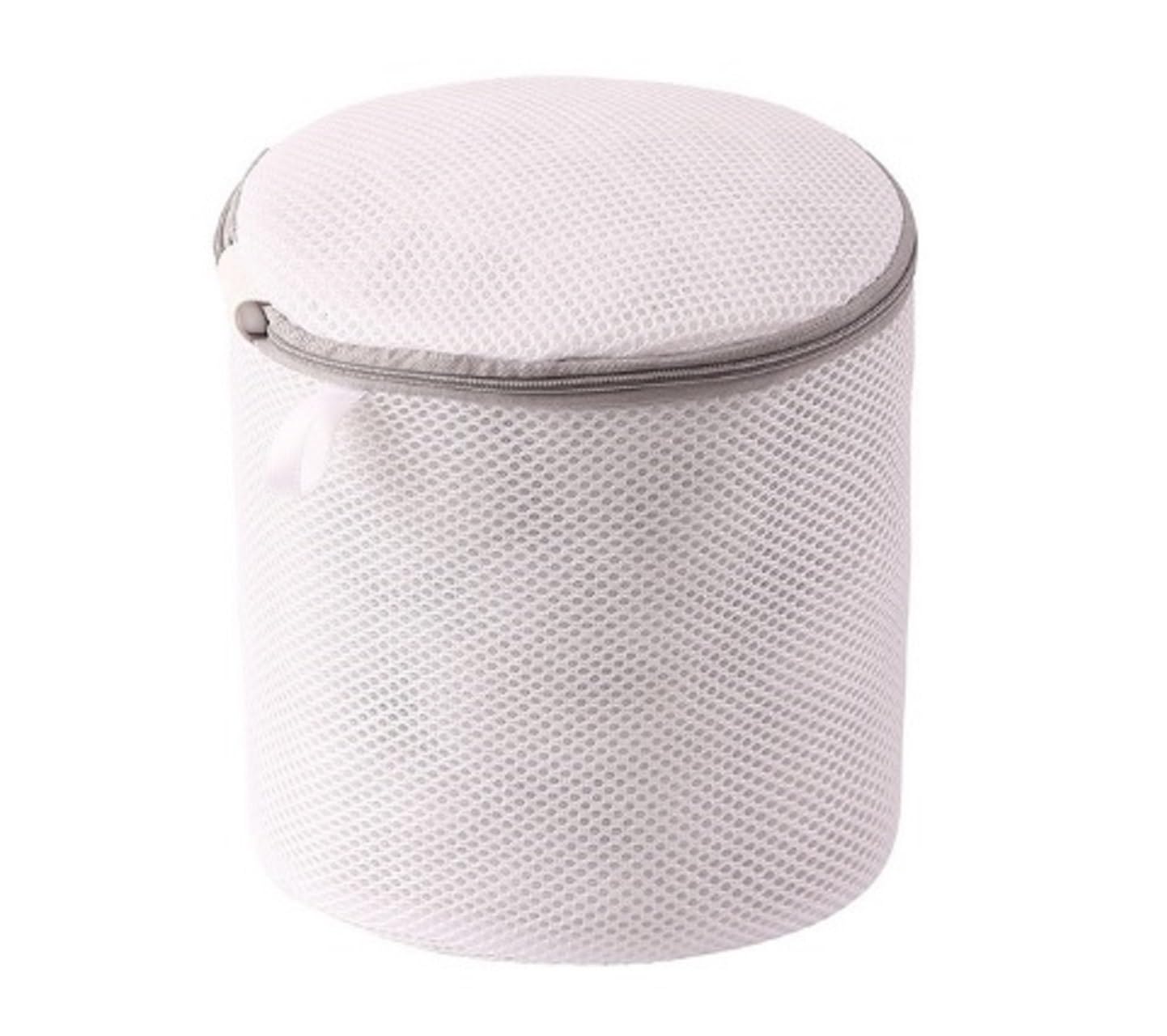 Ordene Facai Saco para Lavar Roupas Cilíndrico 28x35cm | com Zíper
