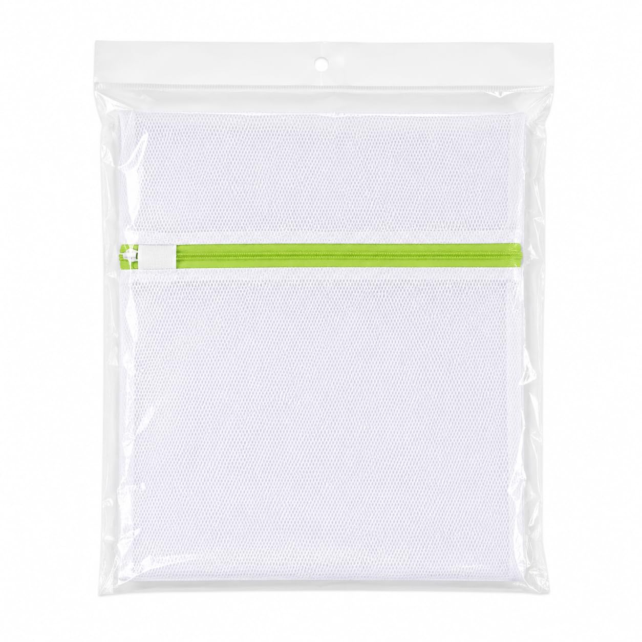 Saco para Lavar Roupas Delicadas 30x40cm com Zíper Protetor para Máquina de Lavar Malha Resistente para Lingeries, Meias e Peças Delicadas
