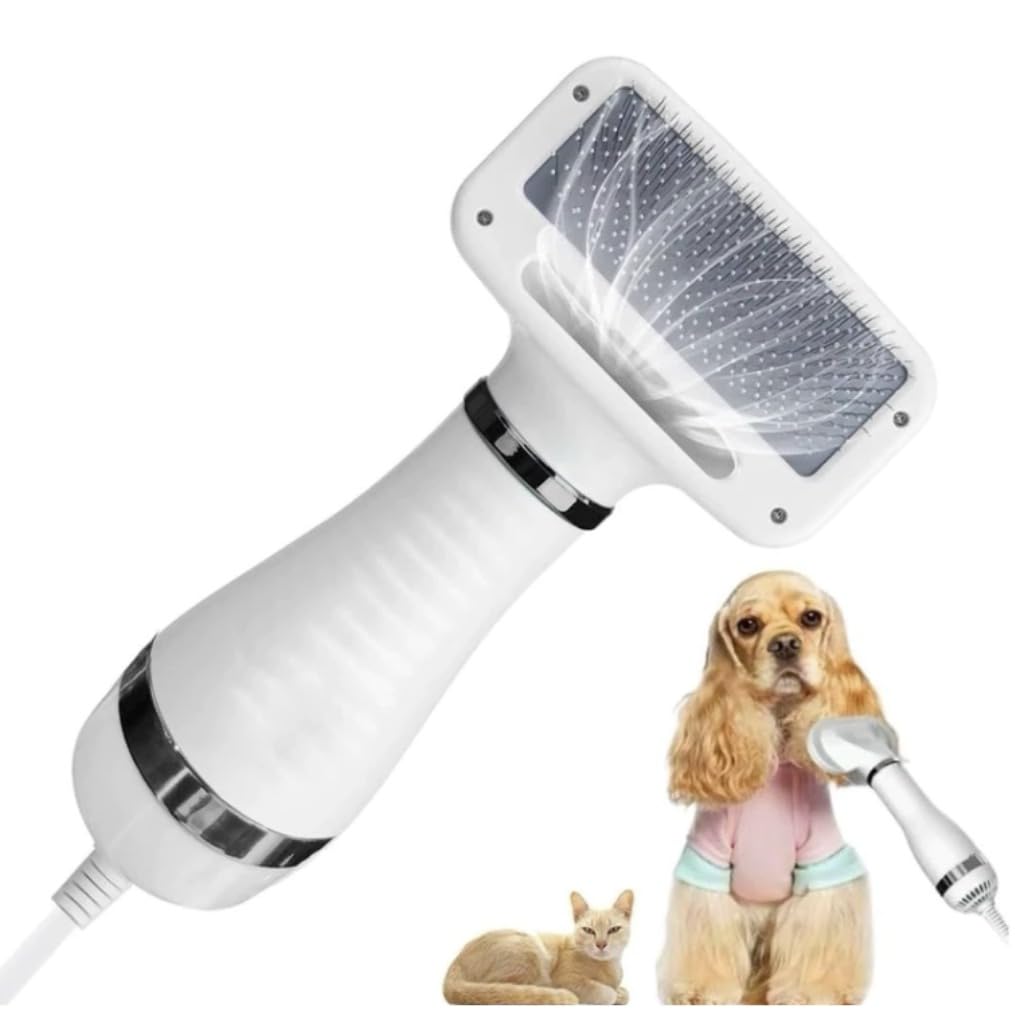 Escova Para Animais de EstimaçãO, Remove Facilmente Pelos de CãEs e Gatos, Design PortáTil(SECADOR DE PET 110v)