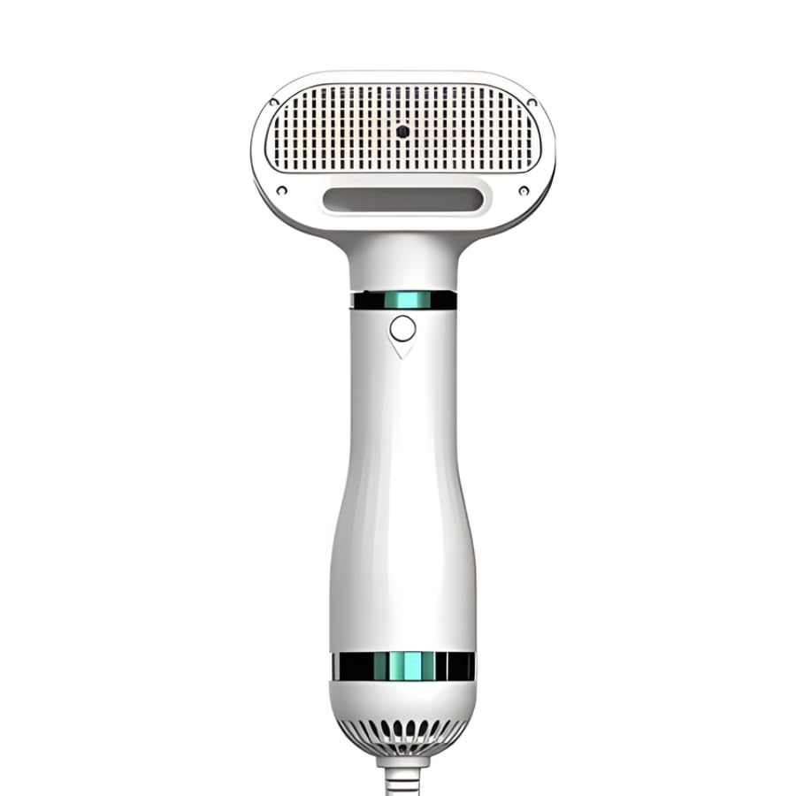 Escova Secadora Pet 2 em 1 – Seca e Remove Pelos para Cachorros, Gato e Coelho – 300W, 2 Velocidades 110V