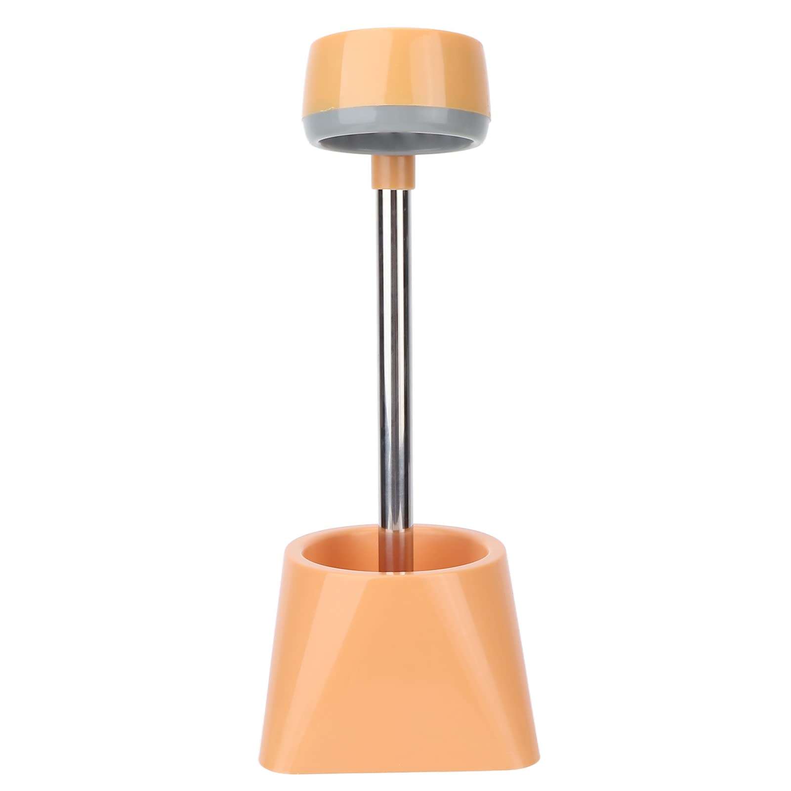 AMONIDA Suporte para Secador de Cabelo, Base Resistente, Preguiçoso, Estilo Mãos-livres, para Salão de Beleza e Pet, Abs, Aço Inoxidável (amarelo sem flores)