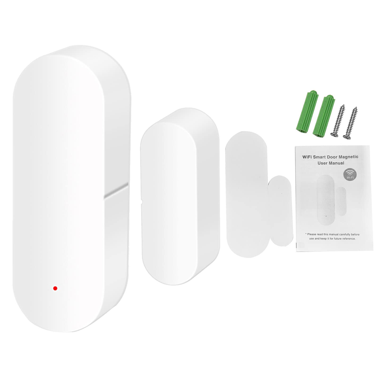 Wifi inteligente porta janela sensor alarme magnético sistema de segurança em casa alerta aberto app controle remoto para garagem apartamento dormitório loja escritório