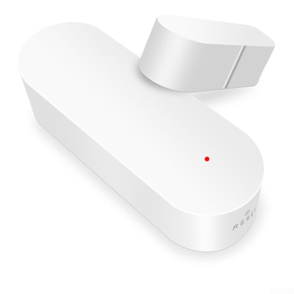 Sensor de Abertura Porta e Janela Wi-Fi Segurança Doméstica Notificação App durante alexa Google Home Branco 8.5cm(zig bee)