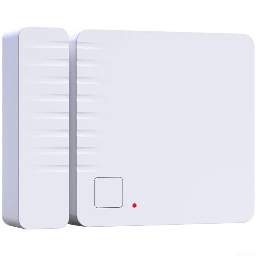 de durante alarme de Porta durante sem Fio com Conexão WiFi para Monitoramento Remoto via durante smartphone - Sensor de Abertura com Sirene Alta para Proteção Residencial(English)
