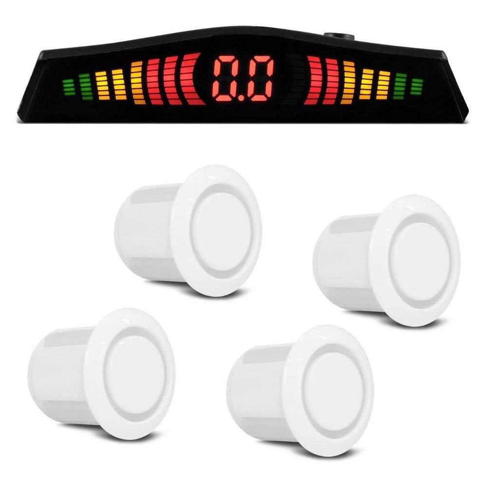 Sensor de Estacionamento Kx3 50199A com Display Cor Branco