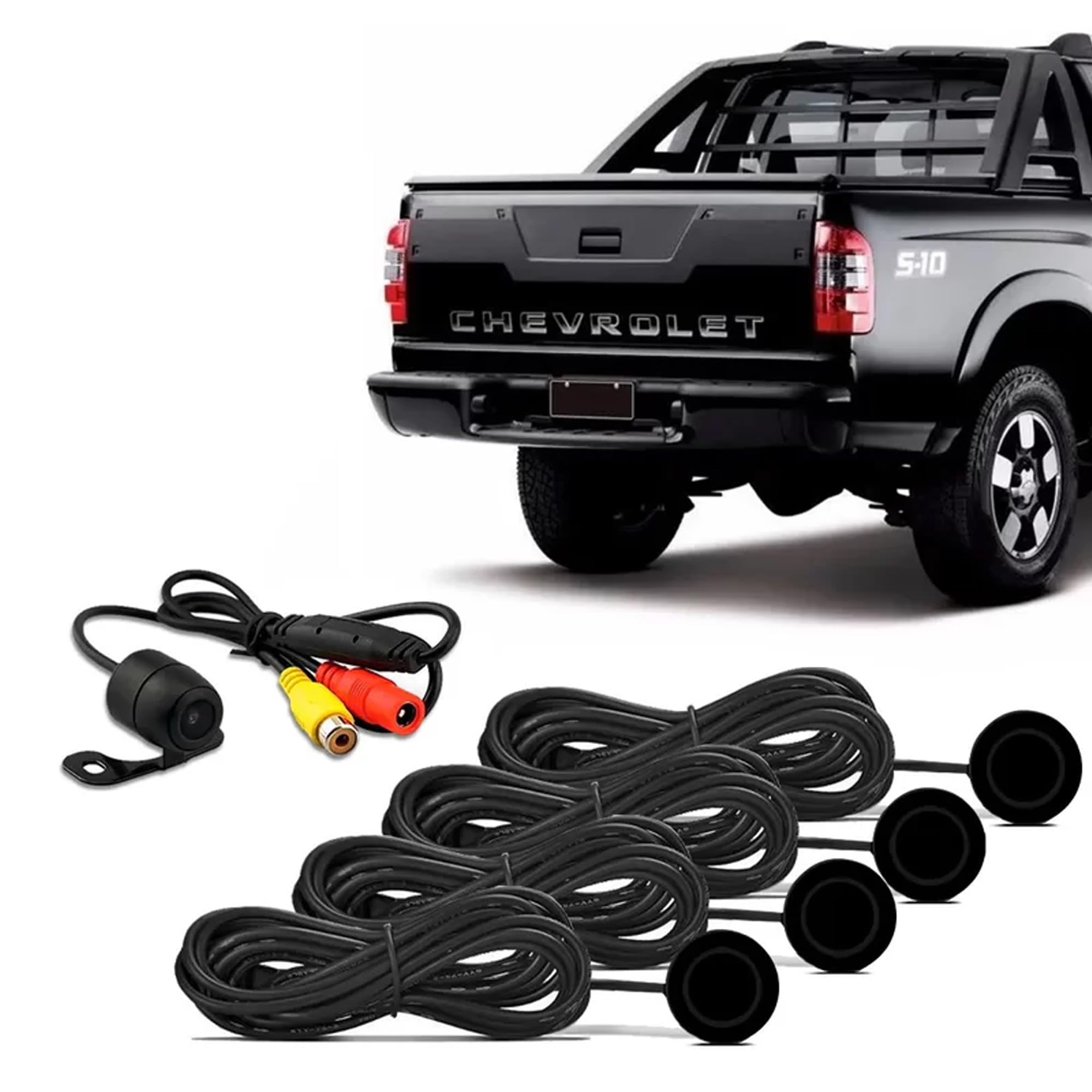 Kit Sensor de Estacionamento + Câmera de Ré Roadstar - RS330BR