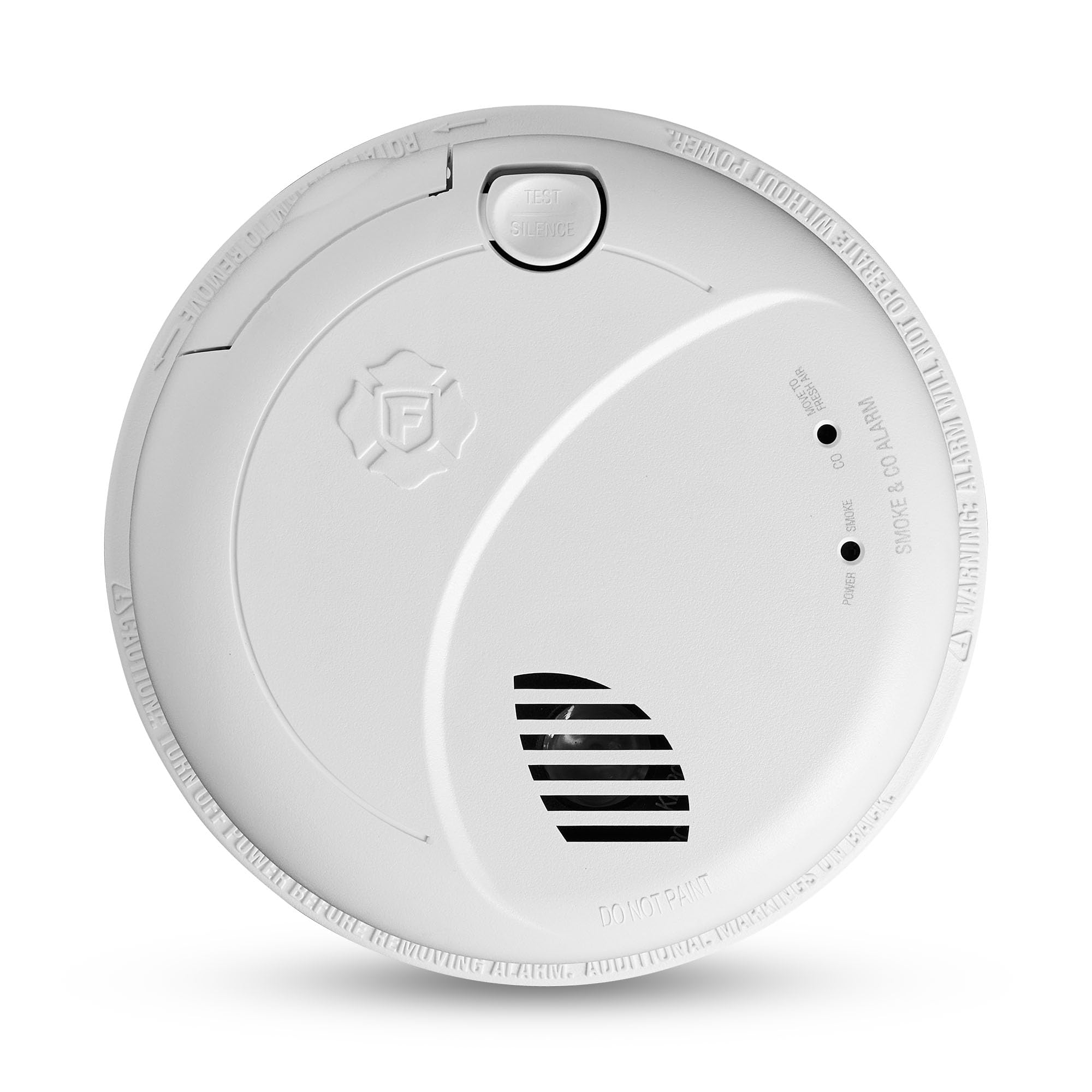 First Alert Combinação de fio rígido alarme de fumaça e monóxido de carbono com voz | Bateria reserva SMCO100V-AC, AA