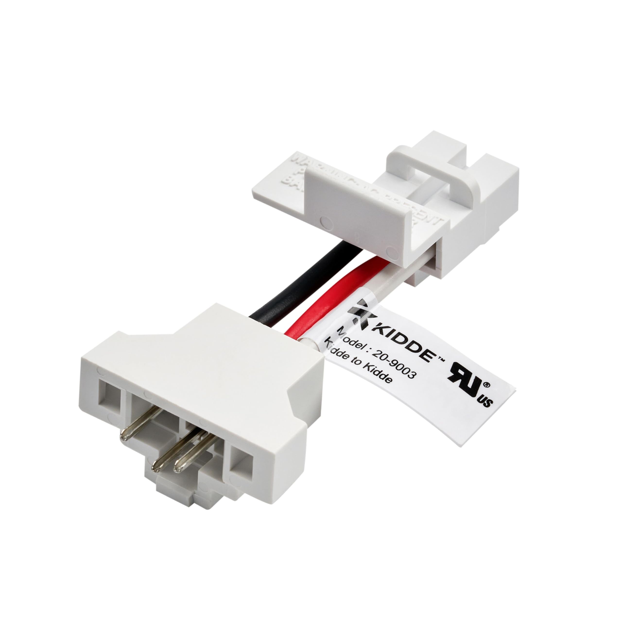 Kidde Plugue adaptador de detector de fumaça de conexão rápida, chicote de fiação de alarme de fumaça, compatível com Kidde Hardwired Fumaça, Monóxido de Carbono e Detectores Combinados de Fumaça e