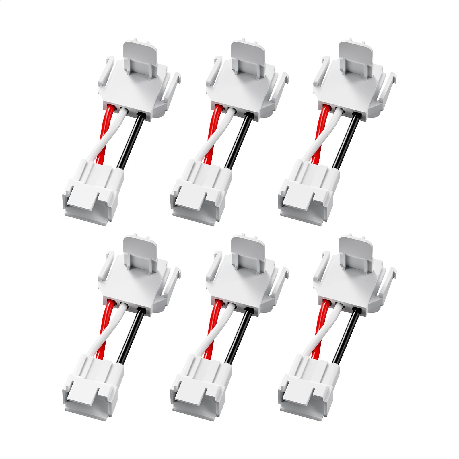 SITERWELL GA6217F Plugue adaptador de detector de fumaça de conexão rápida para detector de fumaça e CO com fio, compatível com alarme de fumaça GS562A, chicote de fiação de alarme de fumaça para
