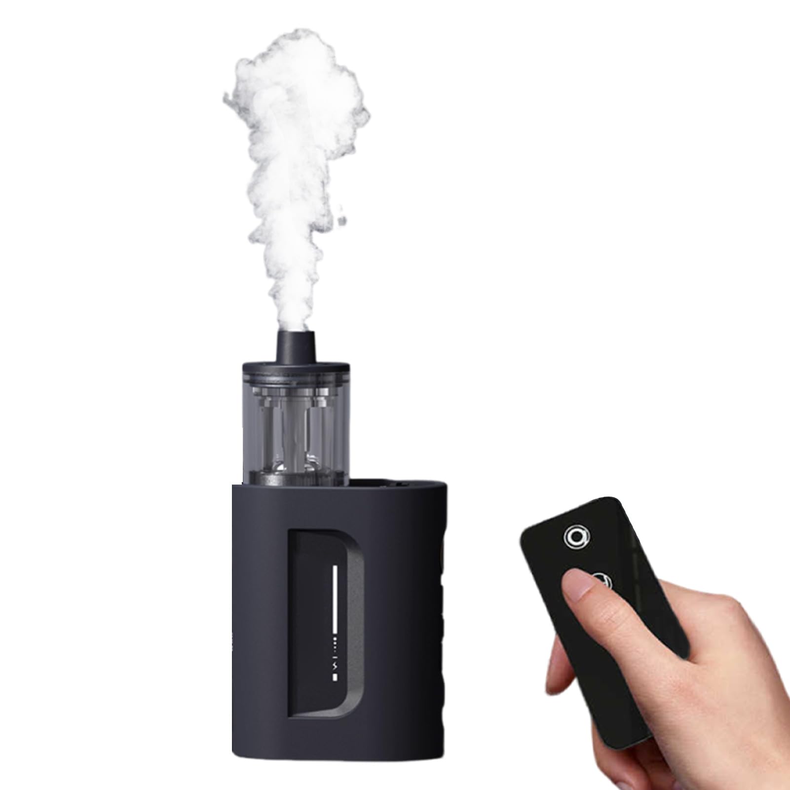 EBTOOLS Máquina de Fumaça Portátil, Máquina de Fumaça Portátil de 30 W Com Controle Remoto e 5 Níveis de Densidade de Ajustáveis, Com Proteção de Sensor de Inclinação, para