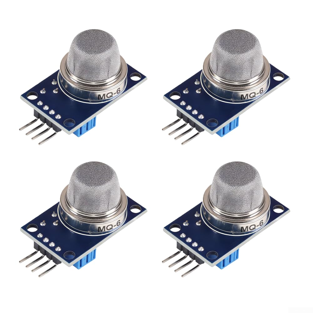 4pcs Sensor de Gás MQ-2 para Fumaça e Gás Liquefeito com Saída Digital e Analógica para durante arduino e Projetos DIY
