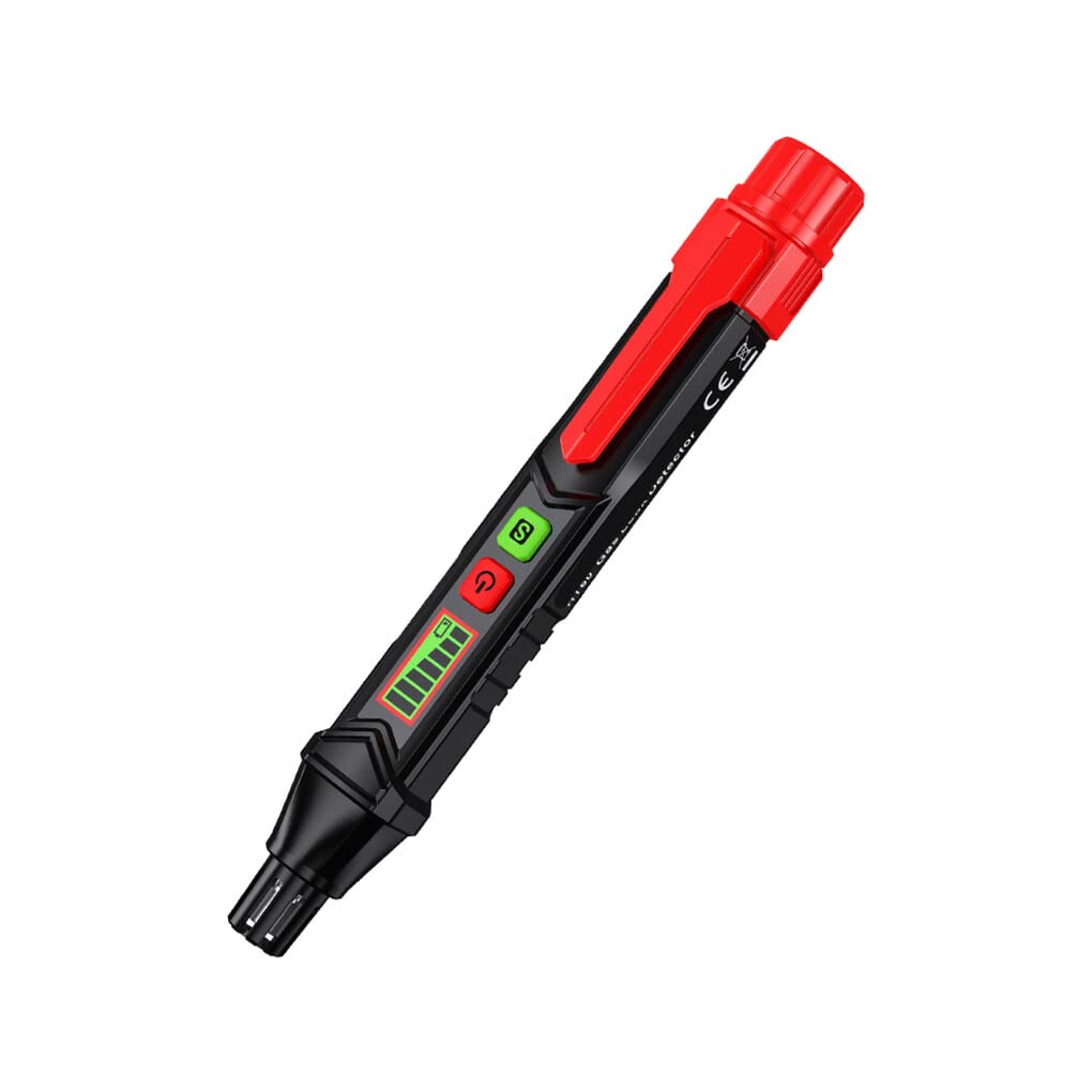 Detector de vazamento, tela retroiluminada, portátil, detectores de gases combustíveis, luz sonora, testador digital de alerta duplo
