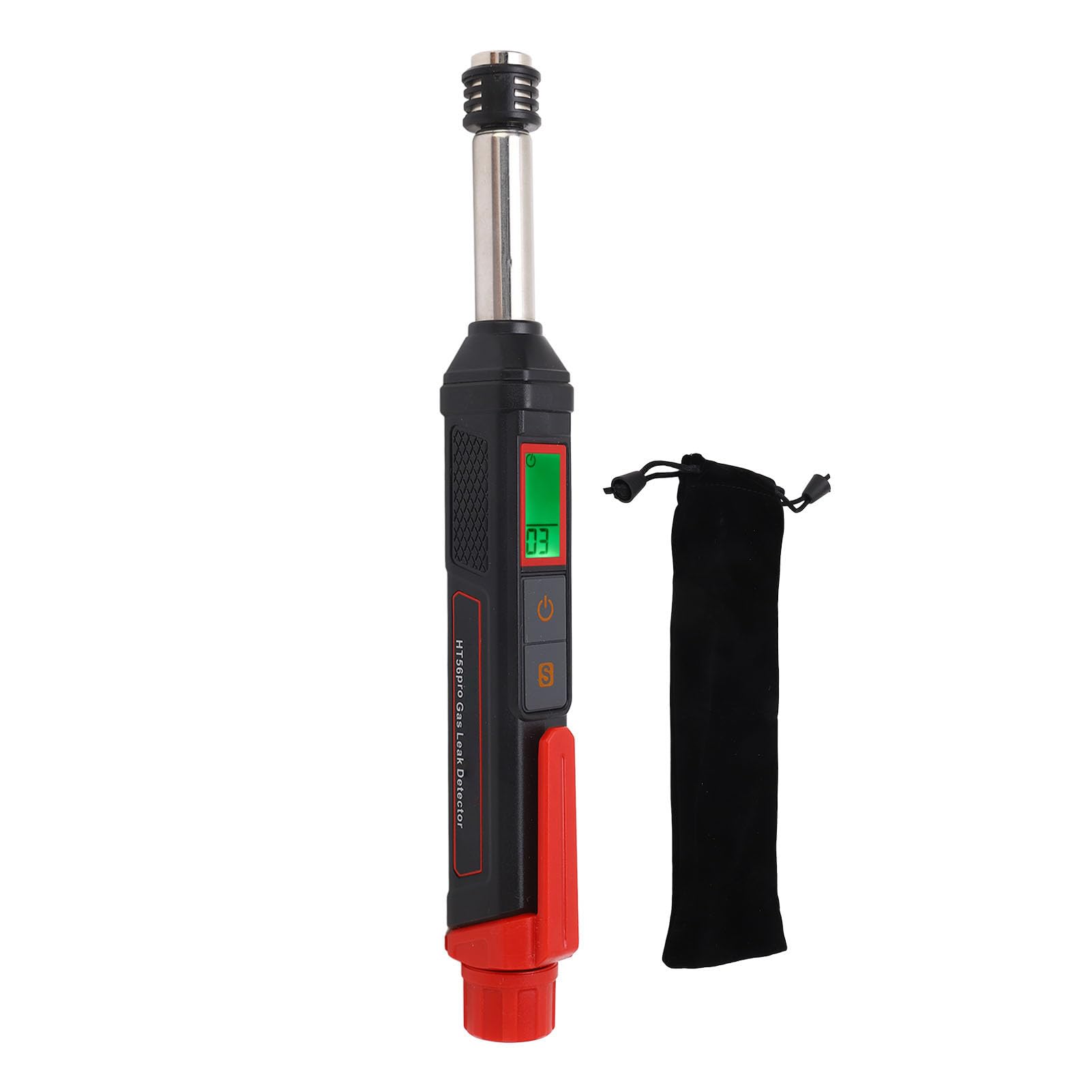 Detector de Gás de Detecção Ampla Sensível, Portátil LCD LCD Lit Exibe de Alerta Imediato para Casa e RV Bom
