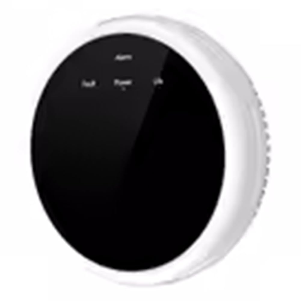 Detector de vazamento de gás Tuya Alarme inteligente para detecção de vazamentos de gás como gás natural, metano e biogás para cozinhas domésticas com visor digital de temperatura LCD