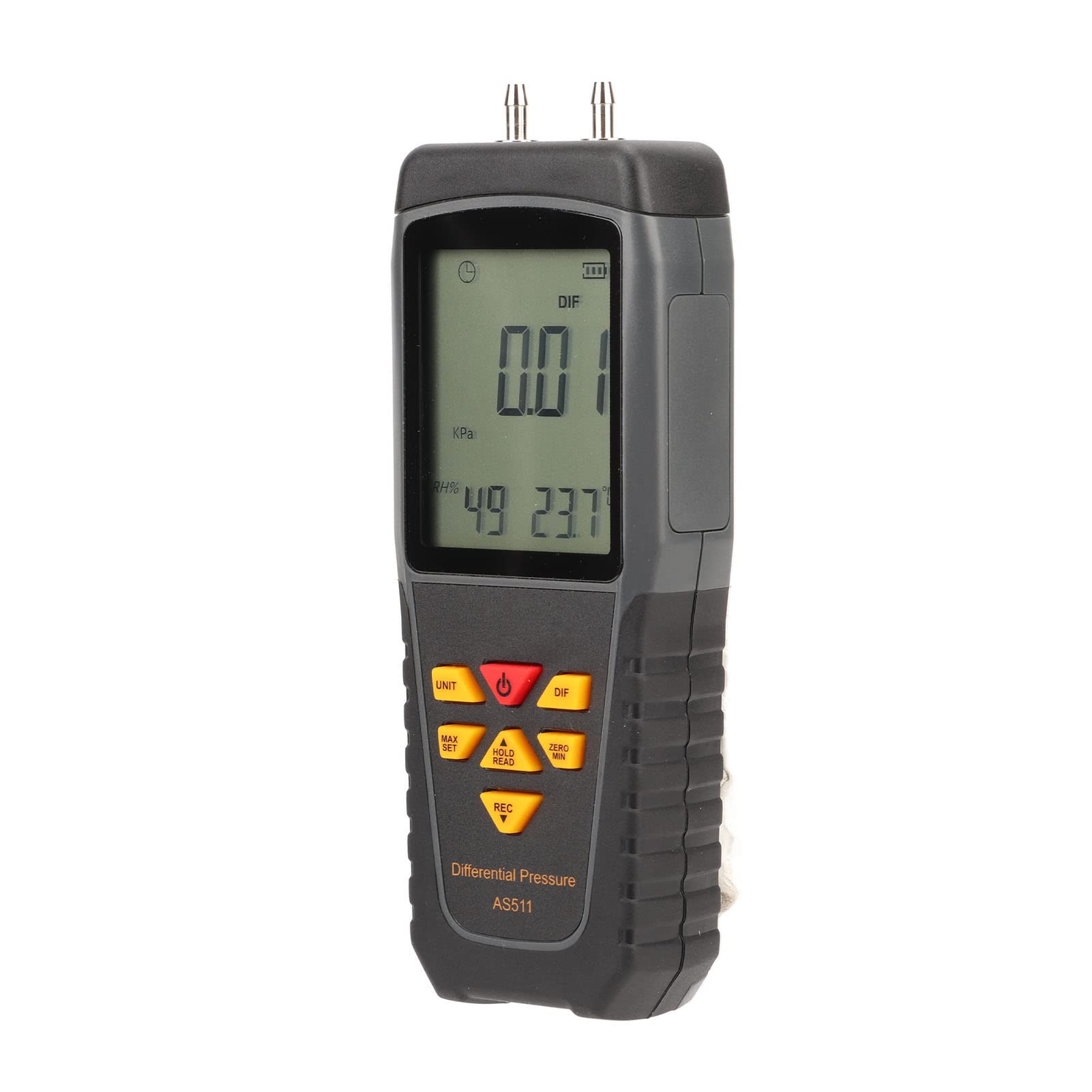 AMONIDA Número de produtos 1 AMONIDA Medidor de Pressão Diferencial Digital, Sensor Preciso Com Luz de Fundo LED para Medição de Gás Industrial