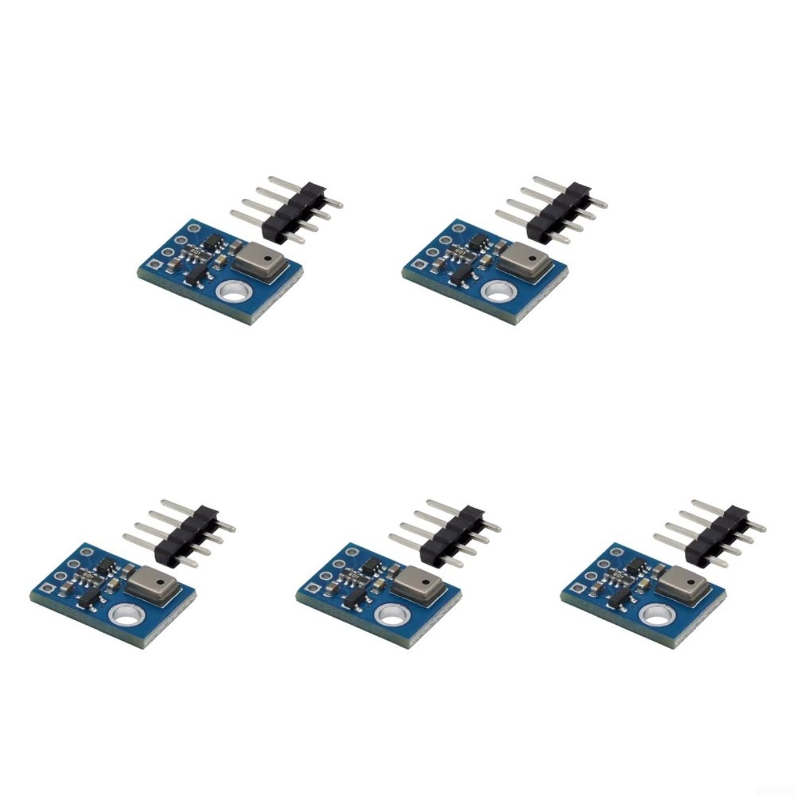 AGS10 TVOC Sensor de gás de qualidade do ar, saída digital I2C, faixa de 0-99999ppb, baixa potência para detector de mems para monitoramento ambiental, PCB azul (5 peças)
