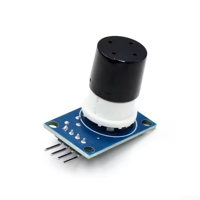 Sensor de gás MQ-131 para detecção de qualidade do ar, analógico de 5V e saída digital ttl, monitor de resposta rápida com ampla faixa de 10PPB-2PPM, caixa ABS azul para testes industriais (A)