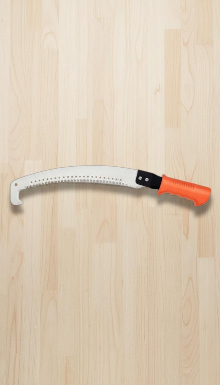 Serrote de Poda Curvo com Gancho 32cm Cabo Emborrachado