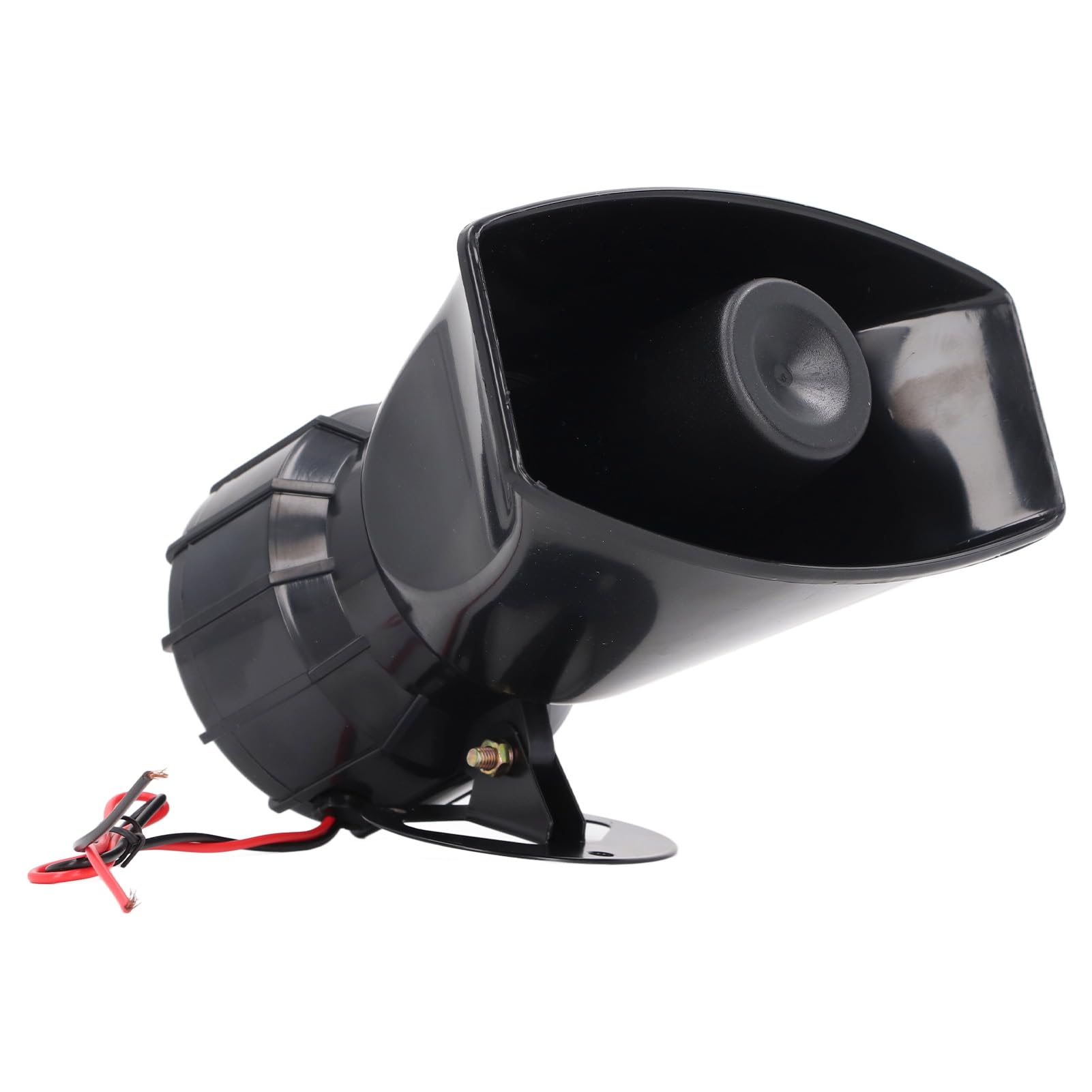 AUNMAS Alarme Externo de Energia, Sirene de Buzina Com Fio de Alta Potência de 130DB 60W Com Dois Sons para Carro, Caminhão, Campainha de Casa, Segurança Interna e Externa (DC24V)