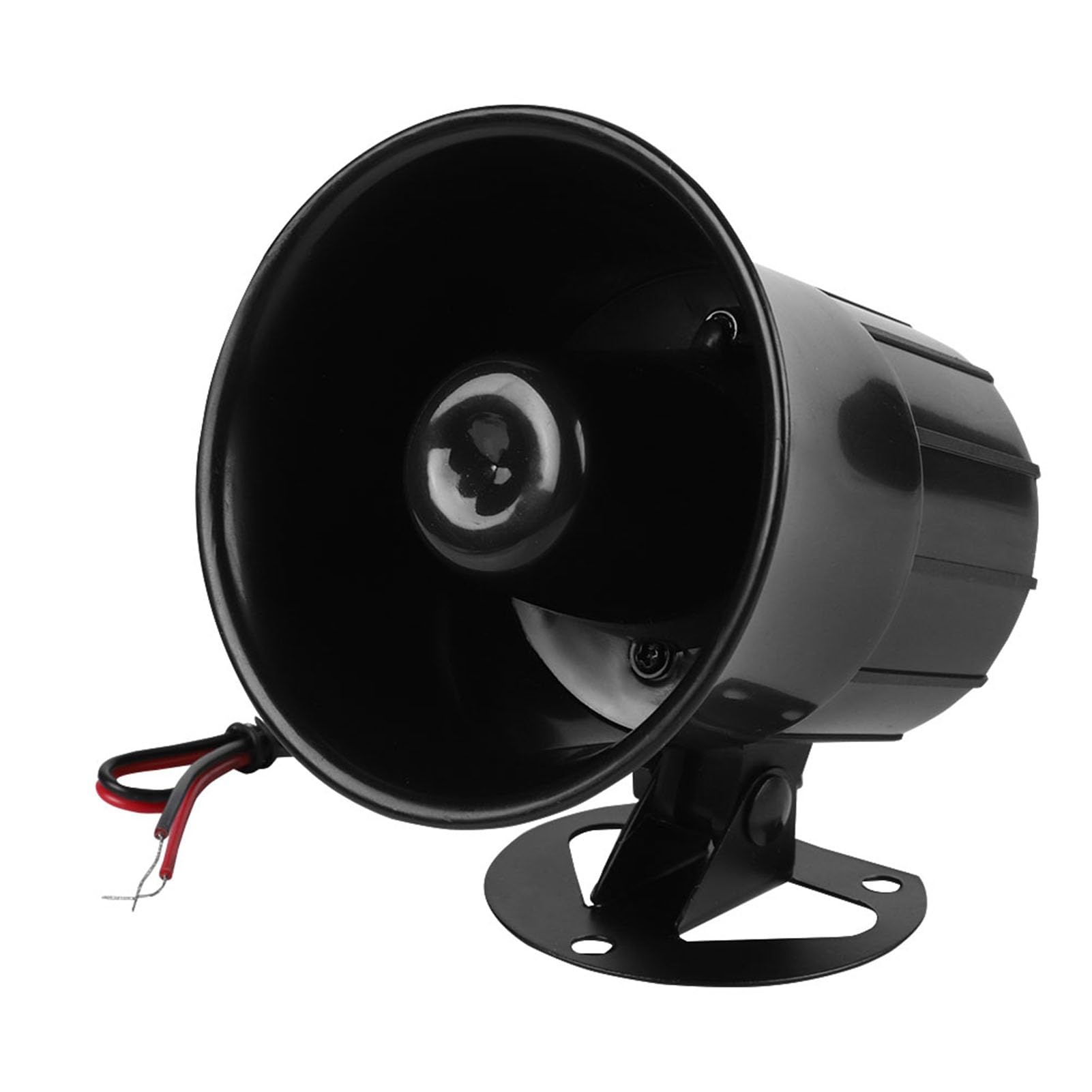 Cryfokt Alto-falante de Sirene de Alarme de Buzina de 110dB Com Fio Alto para Segurança Externa, Revestimento Retardador de Fogo ABS, Pequeno e Leve, Sirene de Alarme DC12V para Host de