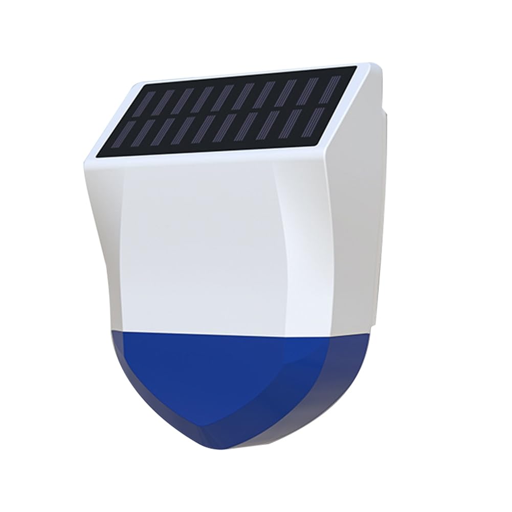 Tuya Smart WiFi Sirene Alarme externo som e luz alarme à prova d'água alarme solar som luz alarme