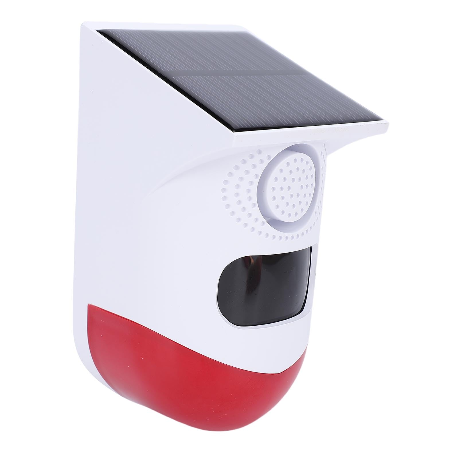 Alarme de Luz Sonora Solar, Sirene Alta de 120dB Com Sensor de Movimento e Notificação WiFi, Alarme de Segurança Externa à Prova de água IP67 Com Controle Remoto