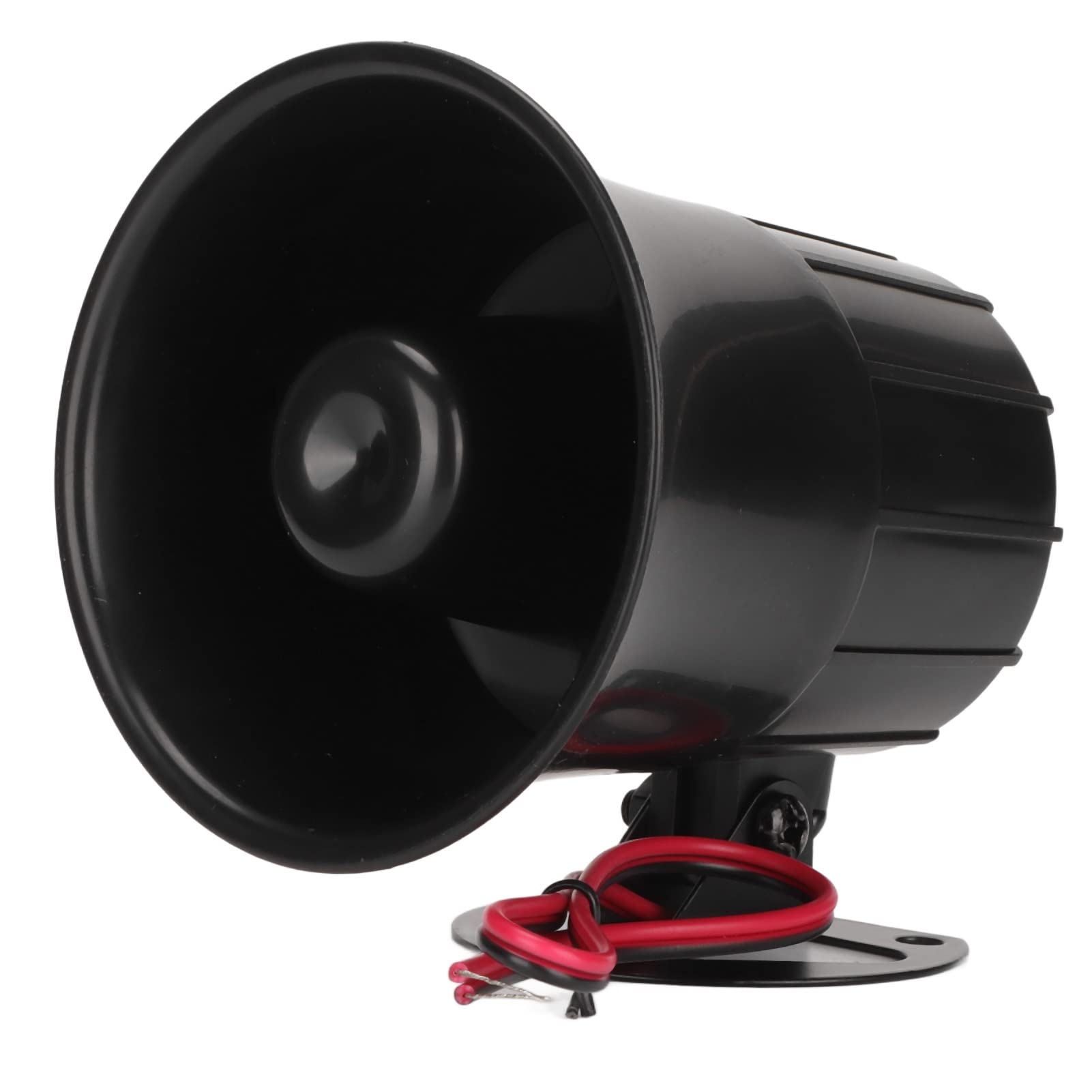 Qcwwy 15W 110dB Sirene Alta Com Buzina de Alarme contra Roubo Com Fio Sirene de Alarme de Segurança Interna Externa Com Som de Alto Decibel para Instalação de Porta de Parede de Jardim