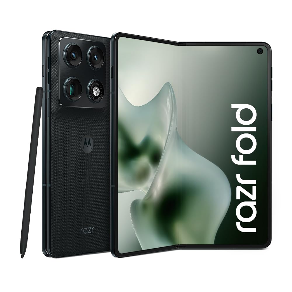 Smartphone Motorola Razr Fold 5G - 1TB 32GB (16GB RAM+16GB Ram Boost), Tela interna 8.1" e externa 6.6”, extreme AMOLED, 3 câmeras 50MP e Zoom 100x, IP49 - Preto