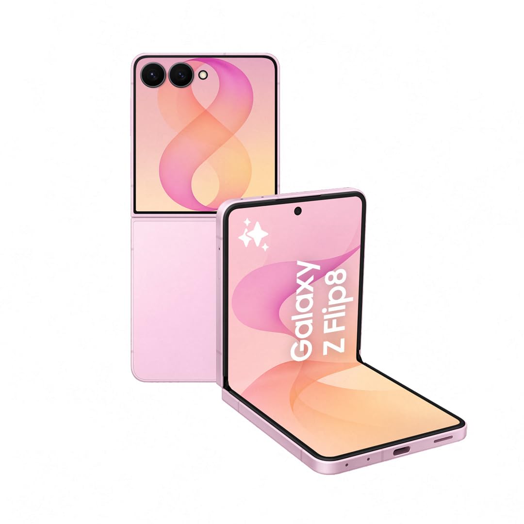Celular Samsung Galaxy Z Flip8, 256GB 12GB RAM Câmera 50MP - Rosa