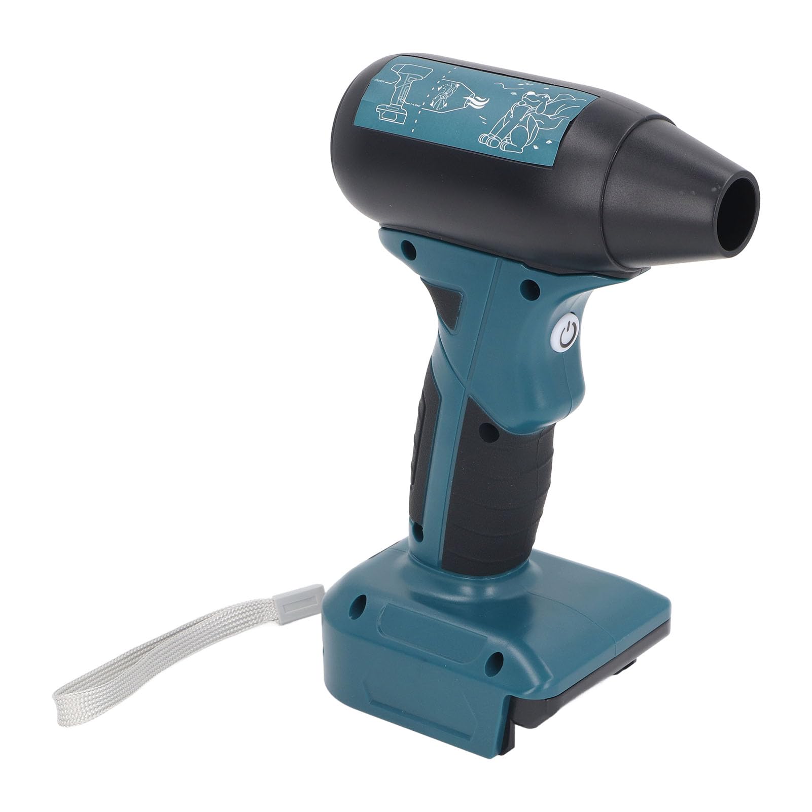 Soprador Sem Fio 130000RPM Jet Dry Blower Potente Ventilador a Jato Sem Fio Compatível Com BAT622 BAT609 BAT618G BAT609G BAT618 Bateria de Lítio de 18V Fluxo de Ar de 4 Velocidades