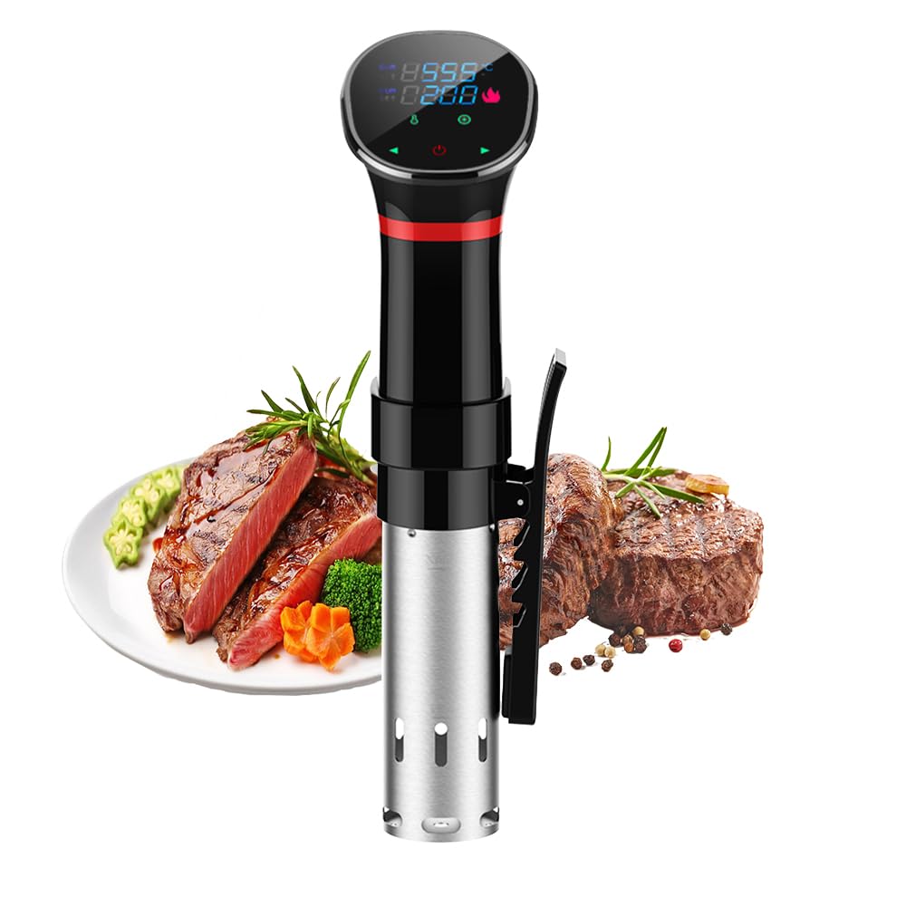 Circulador de imersão da máquina Sous Vide 1100 Watts Display digital LCD Controle preciso de temperatura e tempo Fogão de precisão Sous Vide à prova d'água