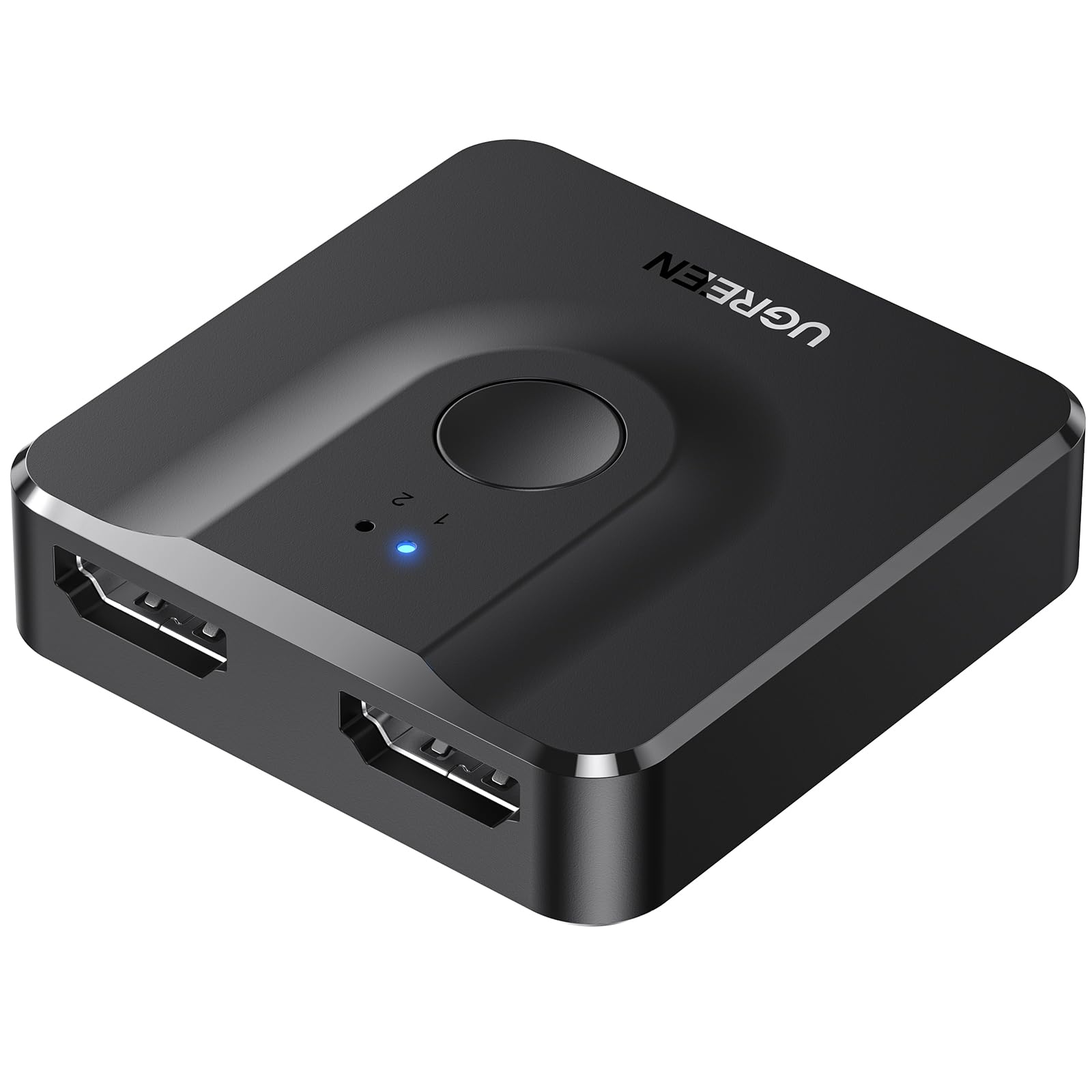 UGREEN Switch Bidirecional HDMI 2.0, 4K 60Hz 2 Entradas 1 Saída | Divisor HDMI 1 Entrada 2 Saídas Compatível com 3D e HDCP 2.2, Para PS4/PS5, Para Xbox, Blu-ray TV Box, HDTV e Projetor