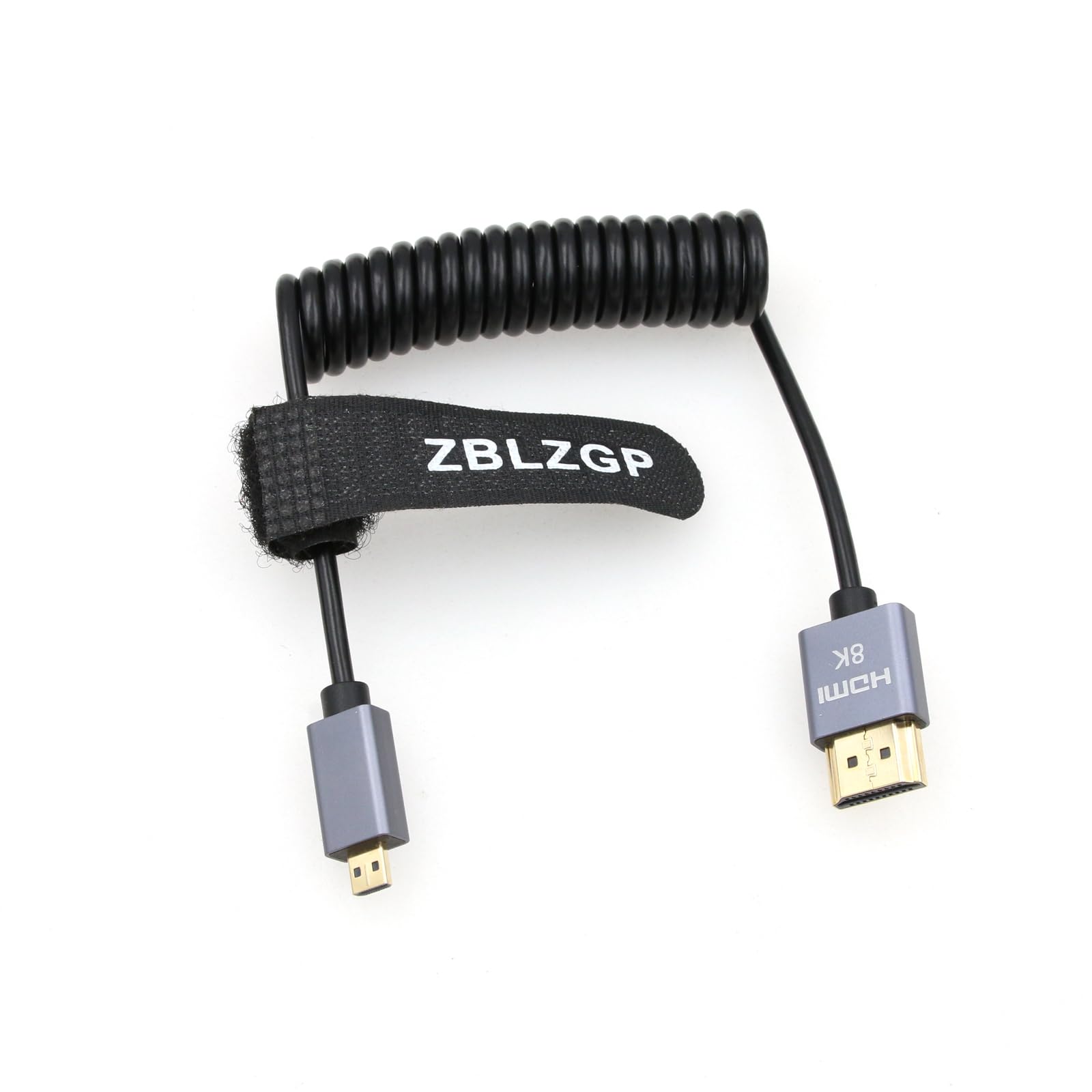 Cabo HDMI 8K HDMI 2.1 HDMI para Xbox Serries X PS5 PS4 PS4 Chromebook Laptops 60Hz HDMI Splitter Cable Digital Cable (Micro HDMI para HDMI, enrolado)
