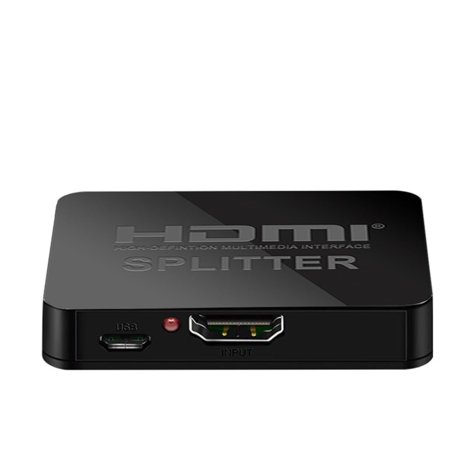 Divisor Hdmi 1 Entrada 2 Saídas [Com Cabo Usb] 4K 1X2. Divisor Hdmi Apenas Para Repetição/Espelhamento De Tela (Não Extensão), 1 Fonte Estendida Para 2 Dispositivos De Exibição.