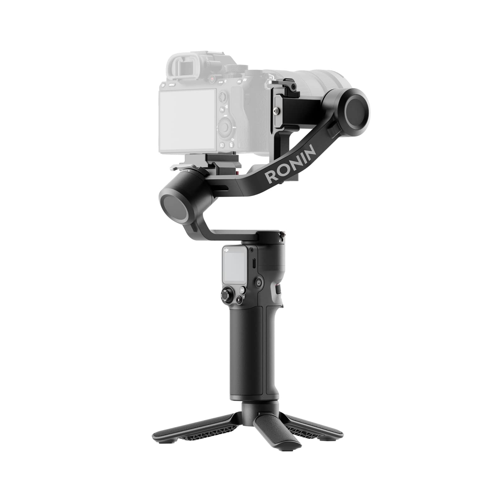 DJI RS 3 Mini, estabilizador leve de 3 eixos para Canon/Sony/Panasonic/Nikon/Fujifilm, carga testada de 2 kg, controlo do obturador por Bluetooth, gravação vertical nativa, estabilizador câmara
