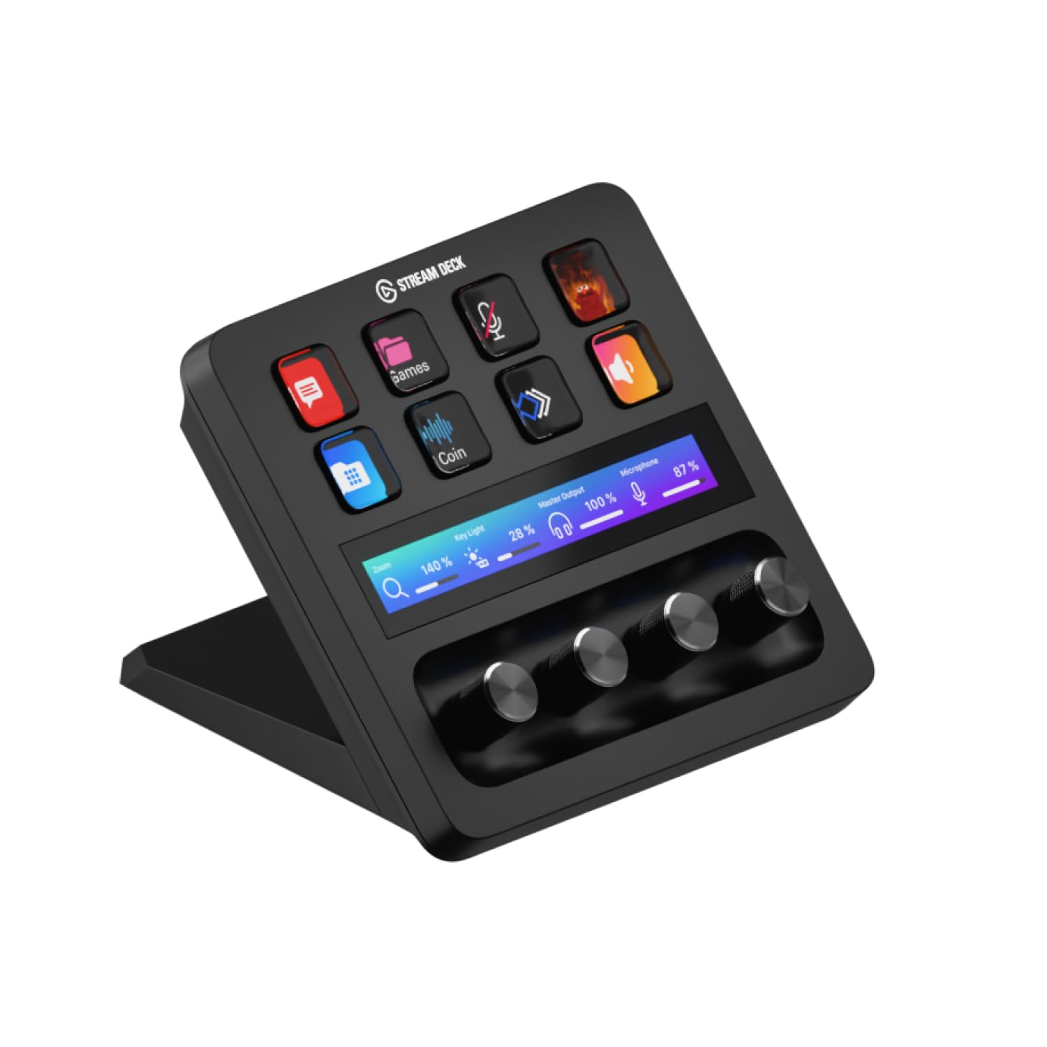 Elgato Stream Deck +, 8 Teclas, Multi Actions, USB, MAC/PC - 10GBD9901